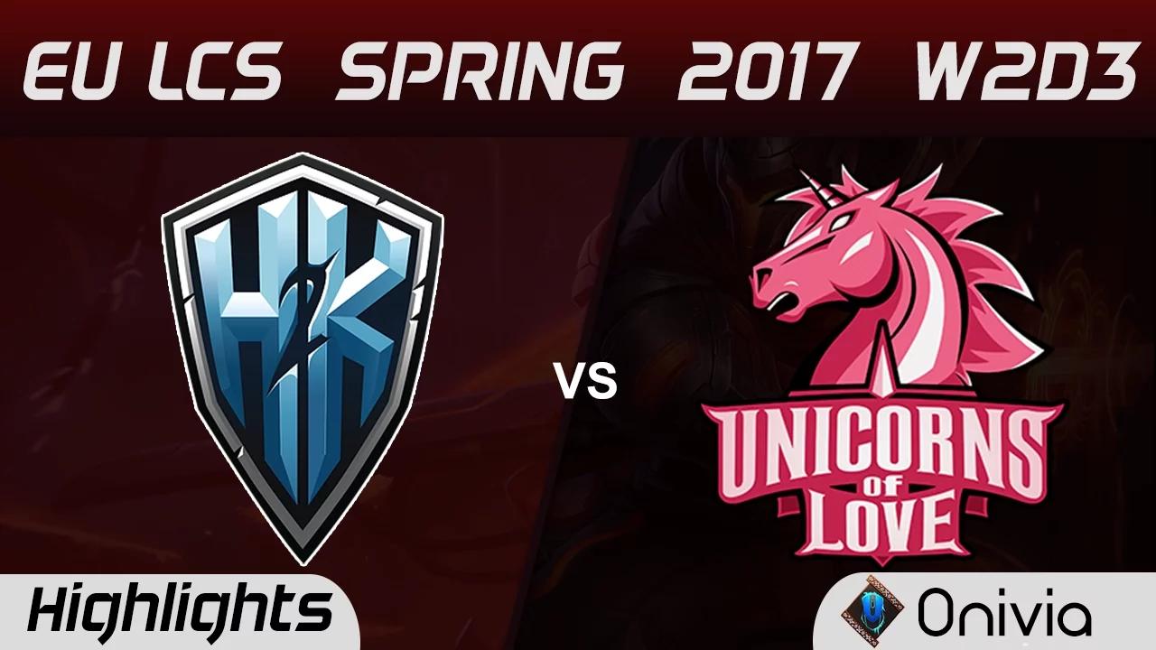 H2K vs UOL Highlights Game 2 EU LCS Spring 2017 W2D3 H2K Gaming vs Unicorns of Love thumbnail