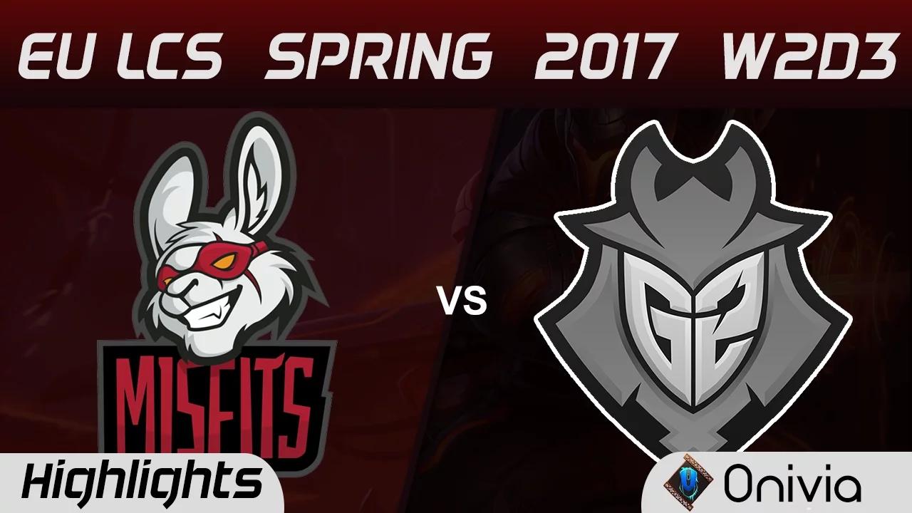 MSF vs G2 Highlights Game 2 EU LCS Spring 2017 W2D3 Misfits vs G2 Esports thumbnail