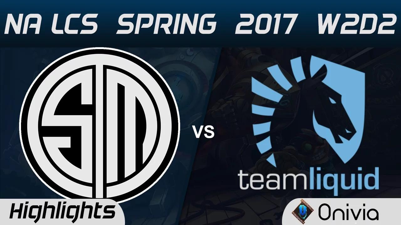 TSM vs TL Highlights Game 1 NA LCS Spring 2017 W2D2 Team Solo Mid vs Team Liquid thumbnail