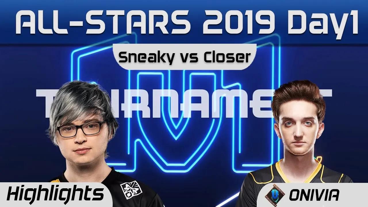 Sneaky vs Closer 1v1 Highlights LoL All Stars 2019 Round 1 By Onivia thumbnail