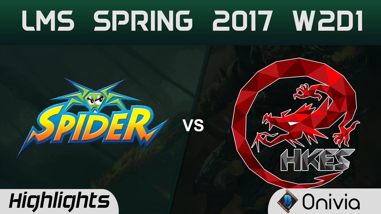 WS vs HKE Highlights Game 1 LMS Spring 2017 W2D1 Wayi Spider vs Hong Kong Esports thumbnail