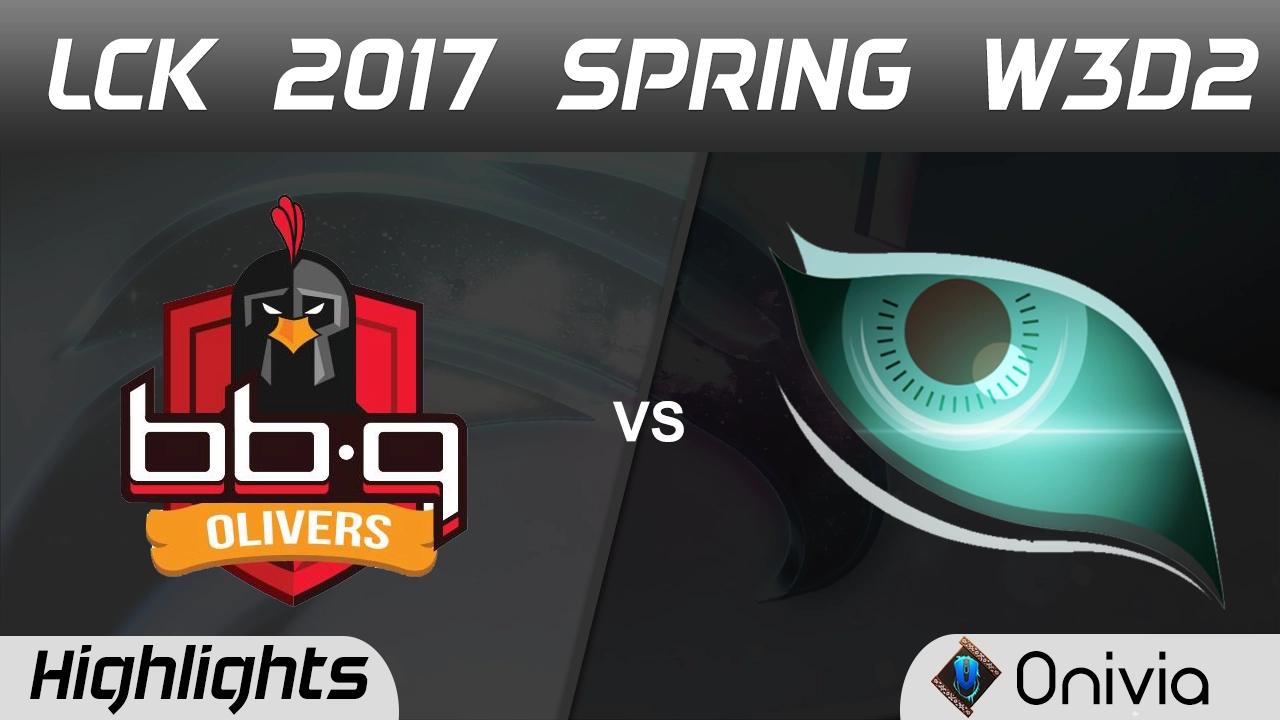 BBQ vs KDM Highlights Game 1 LCK Spring 2017 W3D2 BBQ Olivers vs Kongdoo Monster thumbnail