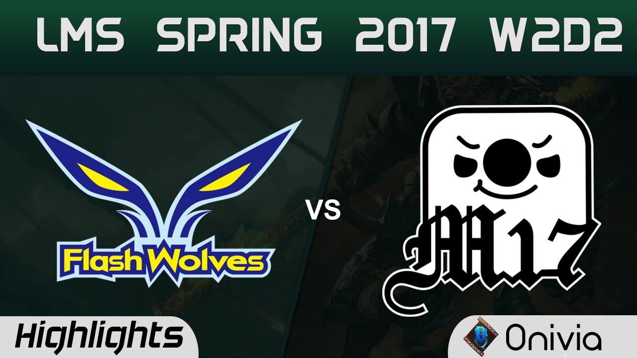 FW vs M17 Highlights Game 1 LMS Spring 2017 W2D2 Flash Wolves vs Machi Esports thumbnail