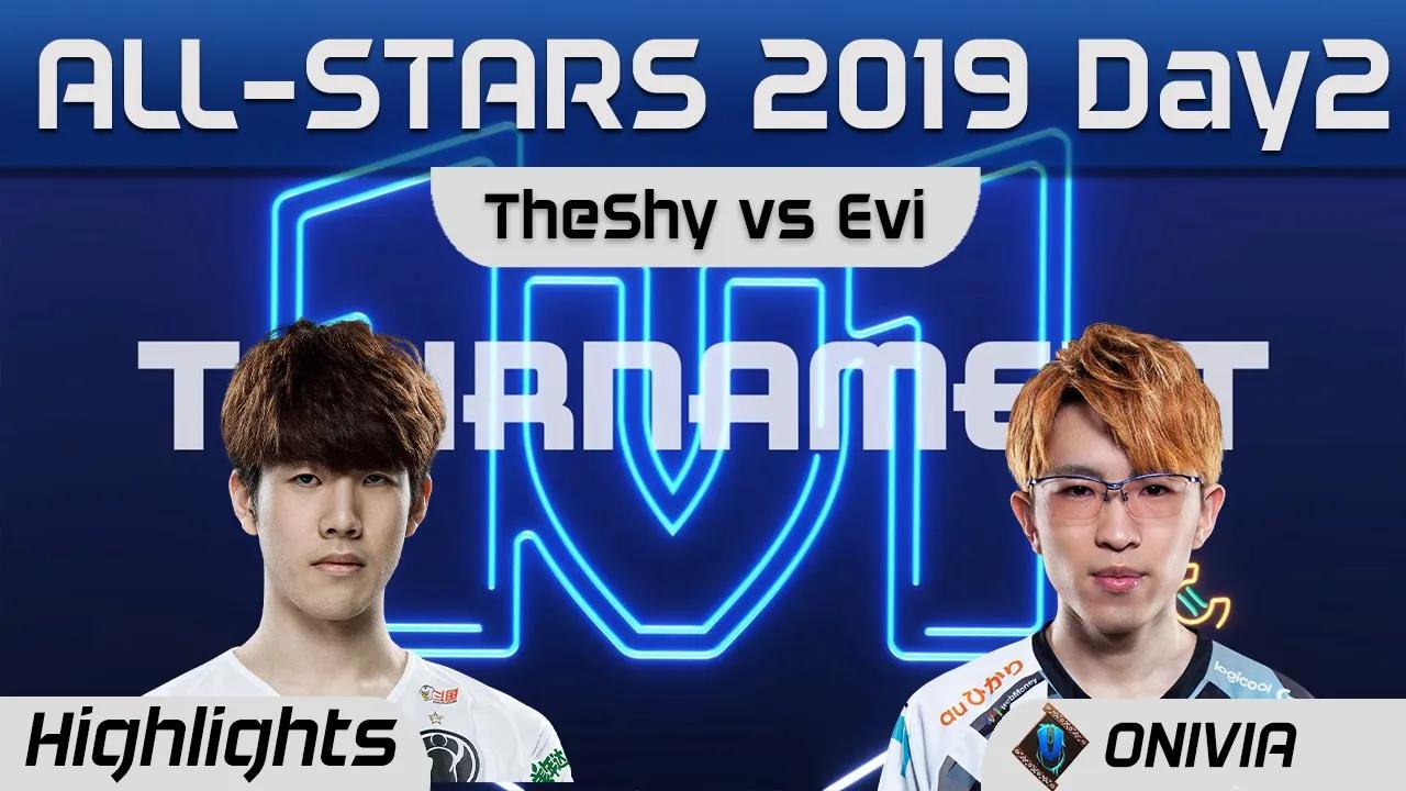 TheShy vs Evi 1v1 Highlights LoL All Stars 2019 Round 2 By Onivia thumbnail