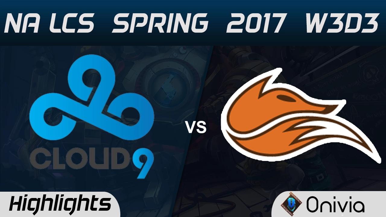 C9 vs FOX Highlights Game 2 NA LCS Spring 2017 W3D3 Cloud9 vs Echo Fox thumbnail