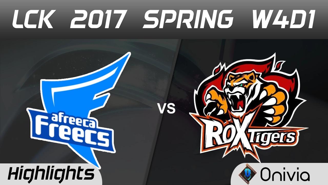 AFS vs ROX Highlights Game 1 LCK Spring 2017 W4D1 Afreeca Freecs vs ROX Tigers thumbnail