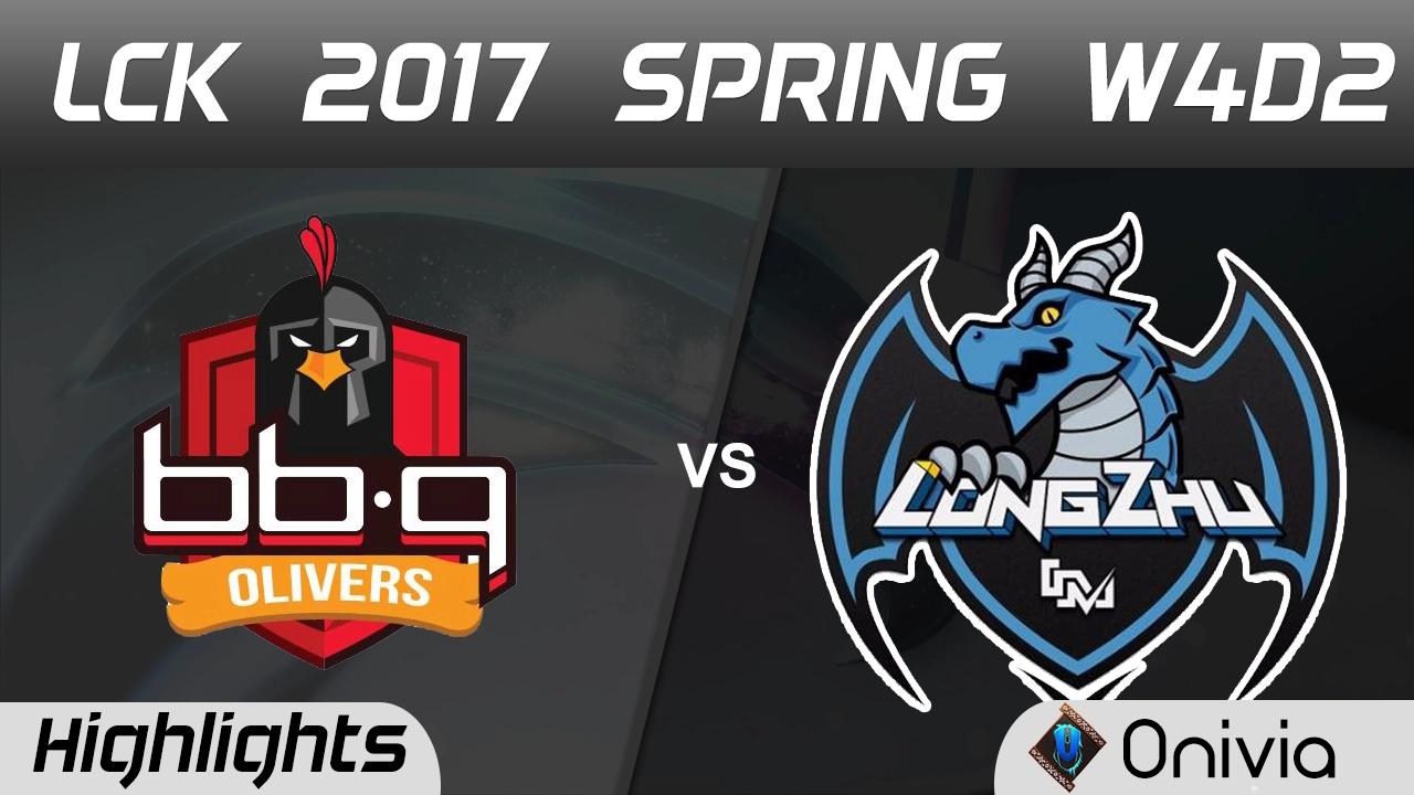 BBQ vs LZ Highlights Game 1 LCK Spring 2017 W4D2 BBQ Olivers vs Longzhu thumbnail