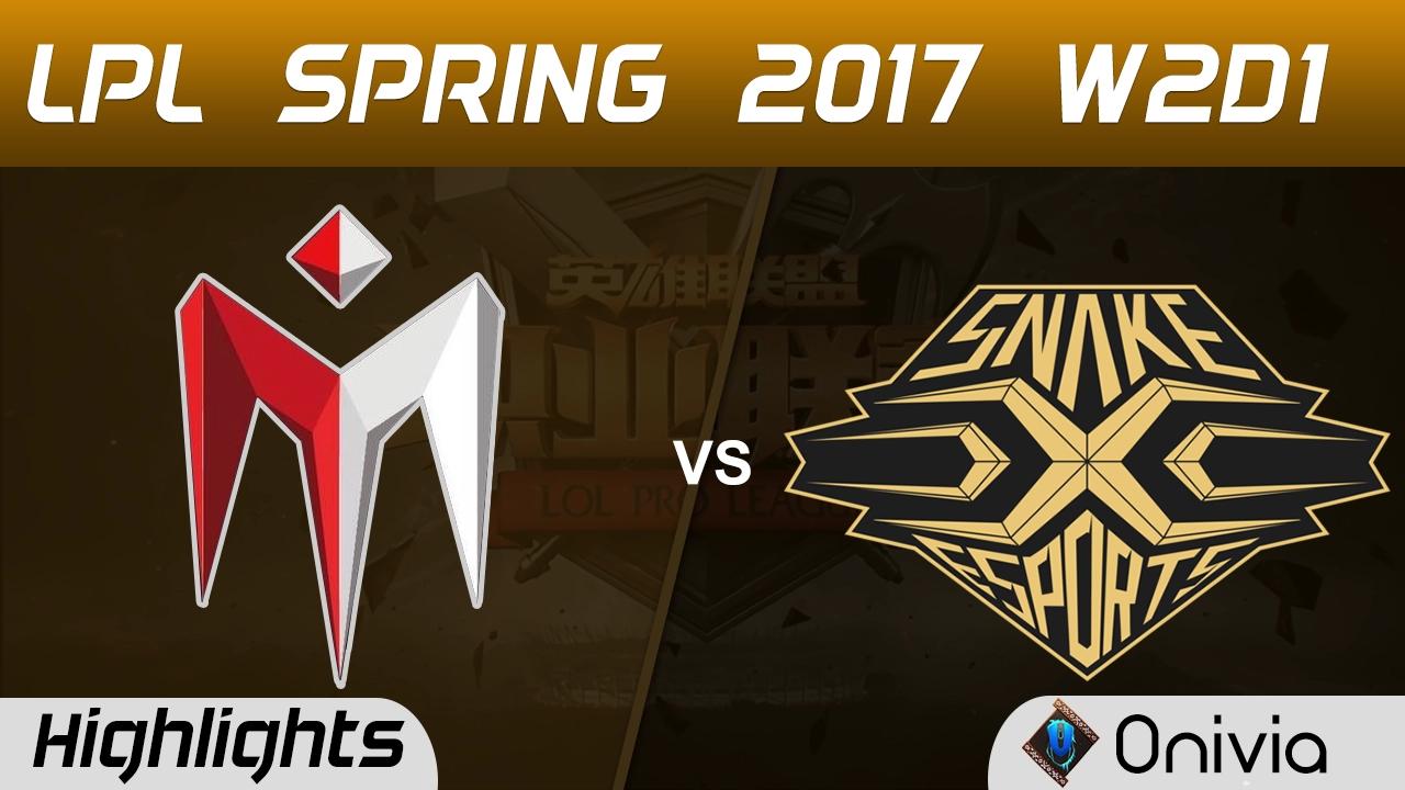 IM vs SS Highlights Game 1 LPL Spring 2017 W2D1 I May vs Snake thumbnail