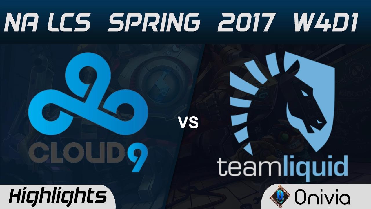 C9 vs TL Highlights Game 2 NA LCS Spring 2017 W4D1 Cloud9 vs Team Liquid thumbnail