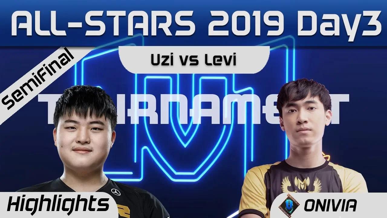 Uzi vs Levi 1v1 Semifinal Highlights LoL All Stars 2019 By Onivia thumbnail