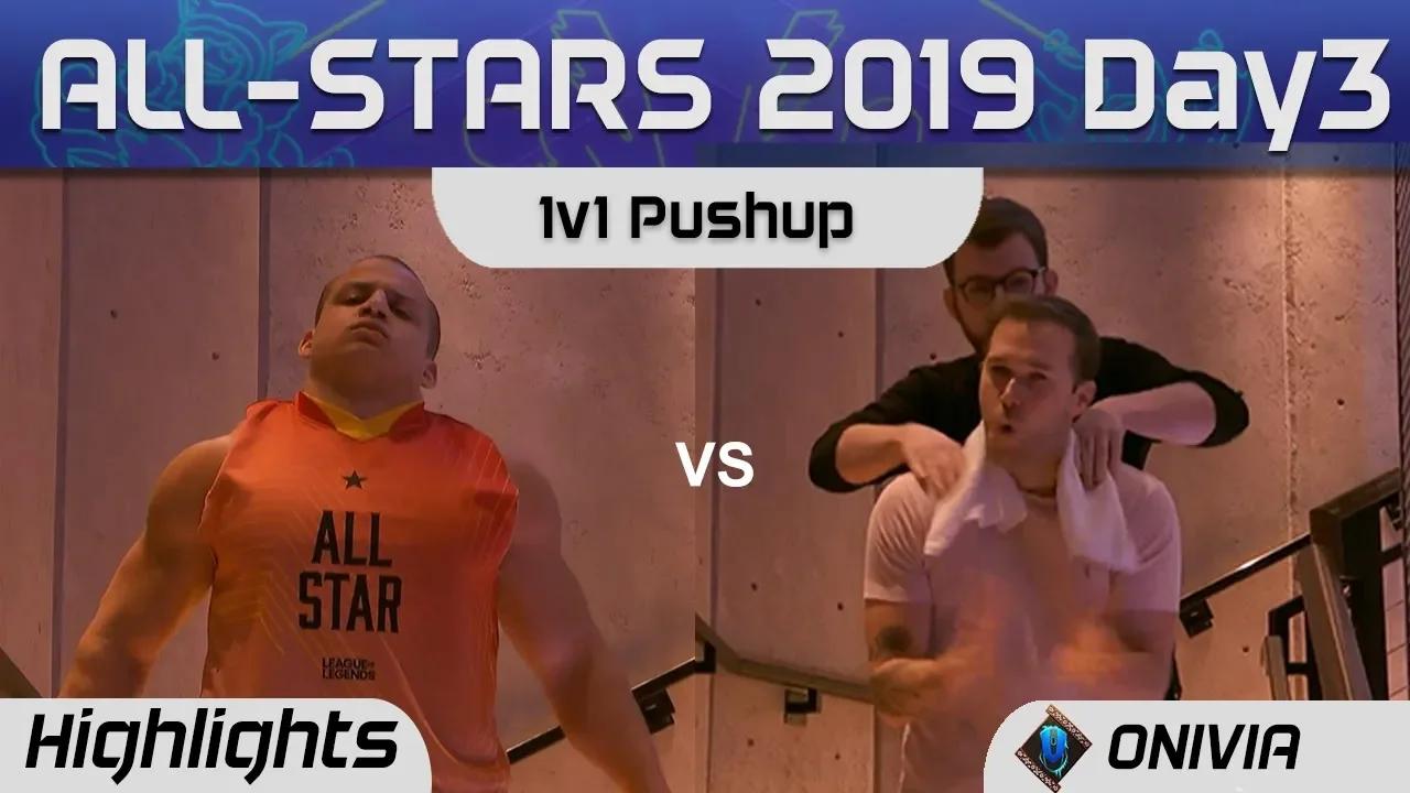 Tyler1 vs Kobe 1v1 Pushup competition LoL All Stars 2019 by Onivia thumbnail