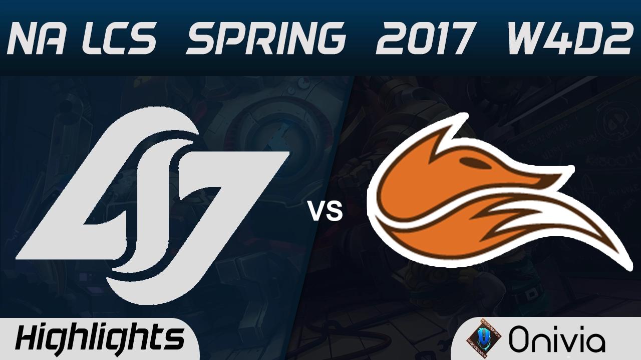 CLG vs FOX Highlights Game 2 NA LCS Spring 2017 W4D2 Counter Logic Gaming vs Echo Fox thumbnail