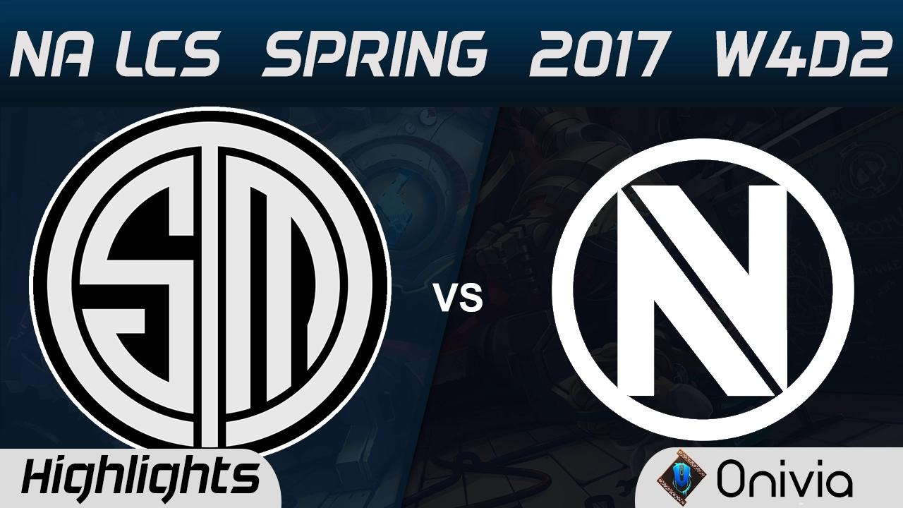 TSM vs NV Highlights Game 1 NA LCS Spring 2017 W4D2 Team Solo Mid vs EnvyUs thumbnail