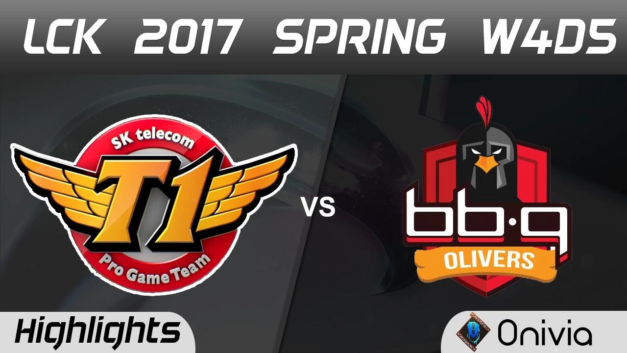 SKT vs BBQ Highlights Game 2 LCK Spring 2017 W4D5 SK Telecom T1 vs BBQ Olivers thumbnail