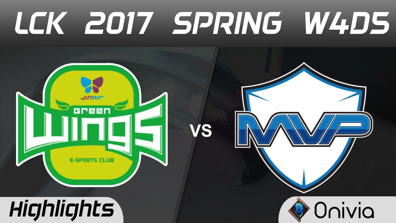 JAG vs MVP Highlights Game 3 LCK Spring 2017 W4D5 Jin Air Green Wings vs MVP thumbnail