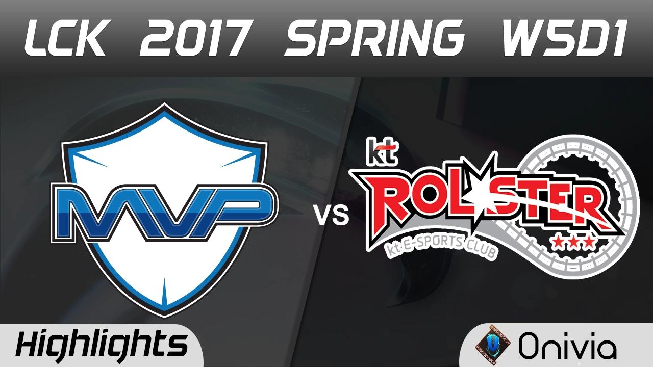 MVP vs KT Highlights Game 1 LCK Spring 2017 W5D1 MVP vs KT Rolster thumbnail