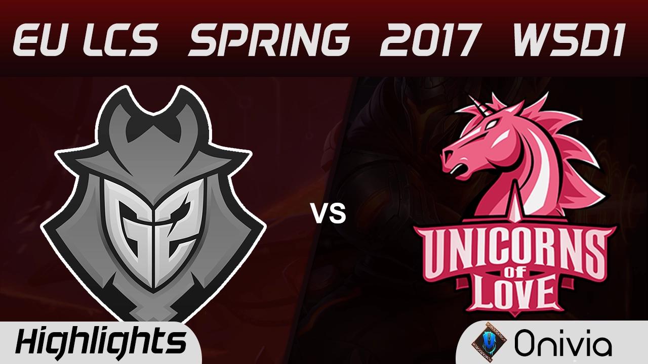 G2 vs UOL Highlights Game 1 EU LCS Spring 2017 W5D1 G2 Esports vs Unicorns of Love thumbnail