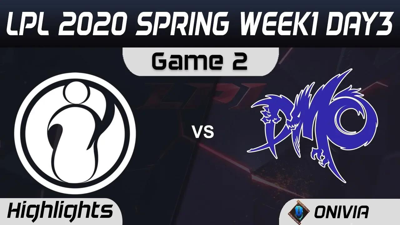 IG vs DMO Highlights Game 2 LPL Spring 2020 W1D3 Invictus Gaming vs Dominus Esports LPL Highlights thumbnail