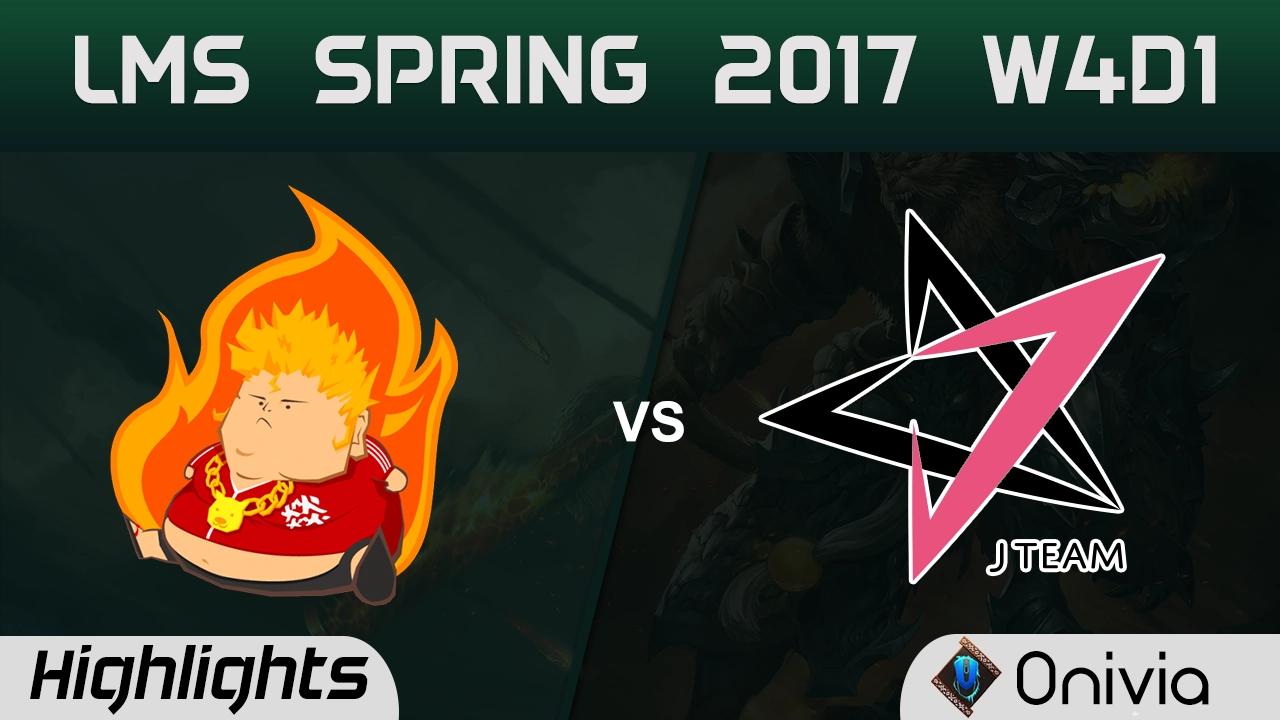 FB vs JT Highlights Game 1 LMS Spring 2017 W4D1 Fireball vs J Team thumbnail