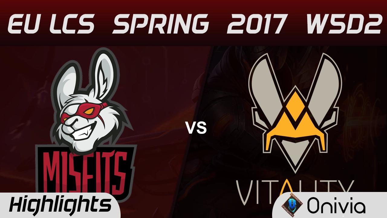 MSF vs VIT Highlights Game 1 EU LCS Spring 2017 W5D2 Misfits vs Vitality thumbnail