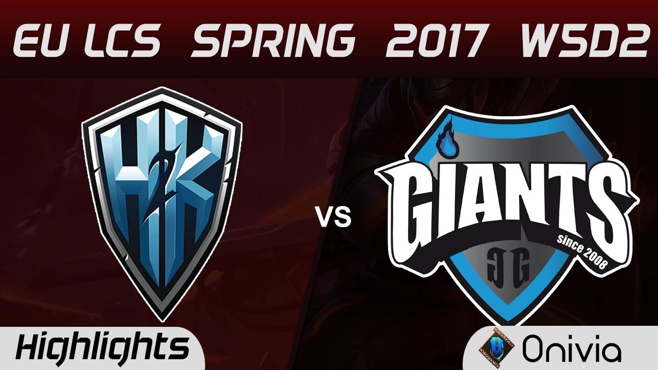 H2K vs GIA Highlights Game 2 EU LCS Spring 2017 W5D2 H2K vs Giants thumbnail