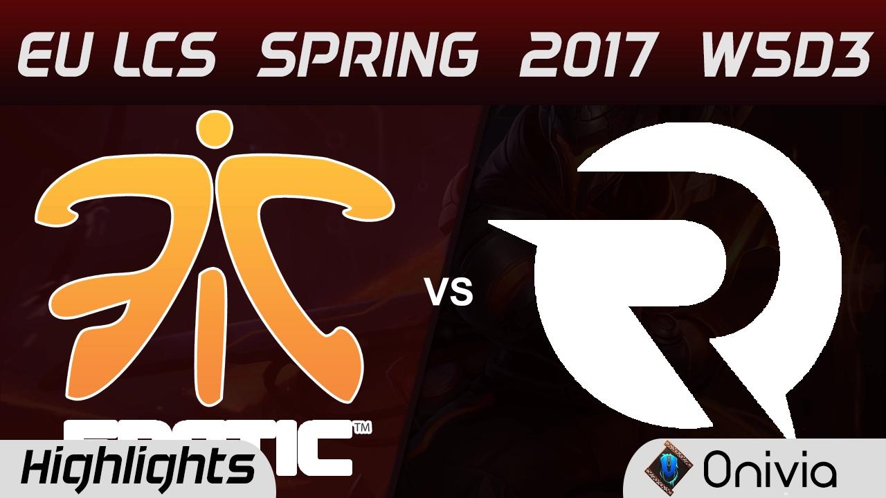 FNC vs OG Highlights Game 1 EU LCS Spring 2017 W5D3 Fnatic vs Origen thumbnail