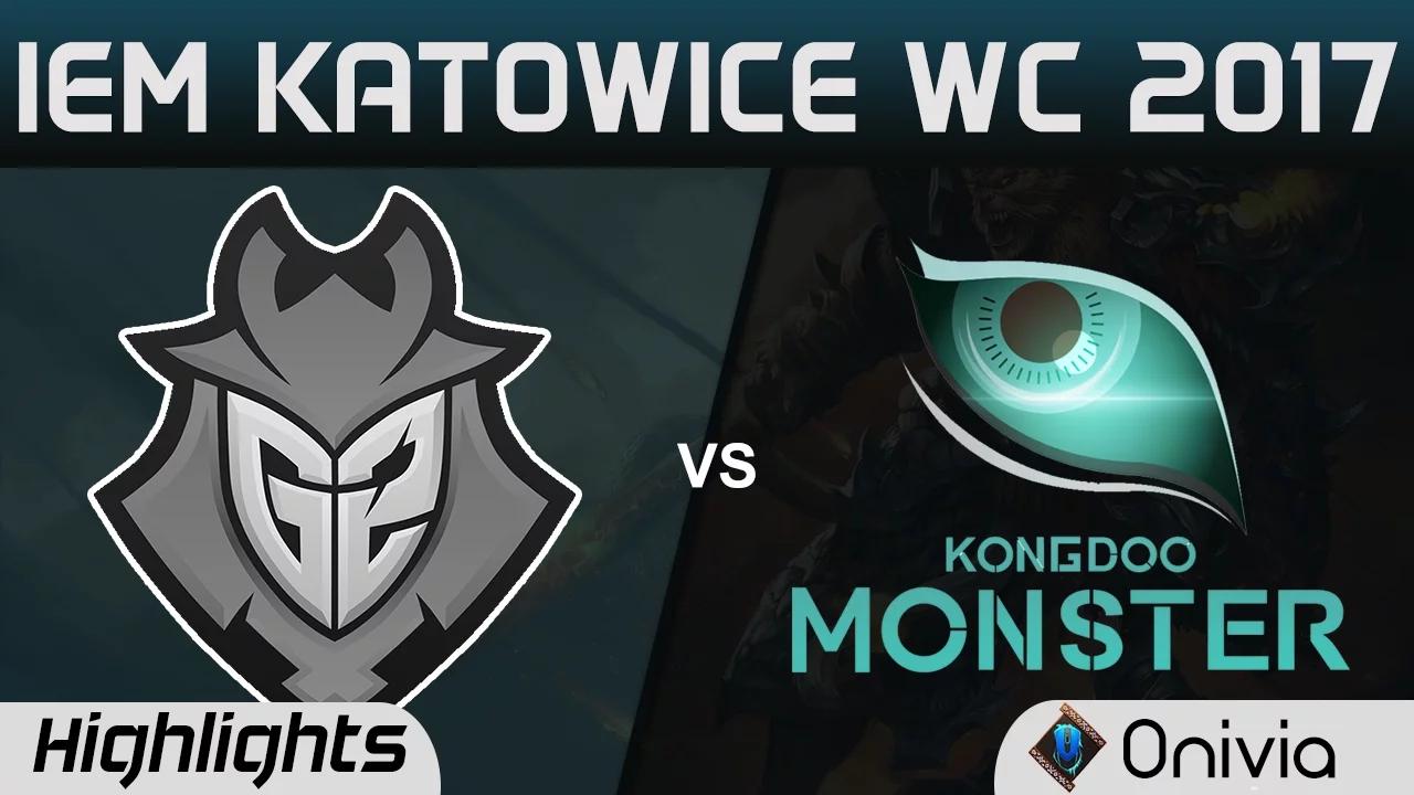 G2 vs KDM Highlights Game 2 IEM Katowice 2017 WC G2 Esports vs Kongdoo Monster thumbnail