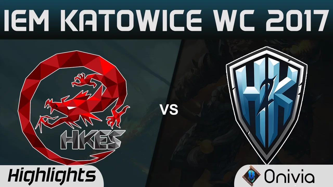 HKE vs H2K Highlights Game 1 IEM Katowice 2017 WC Hong Kong Esports vs H2K Gaming thumbnail