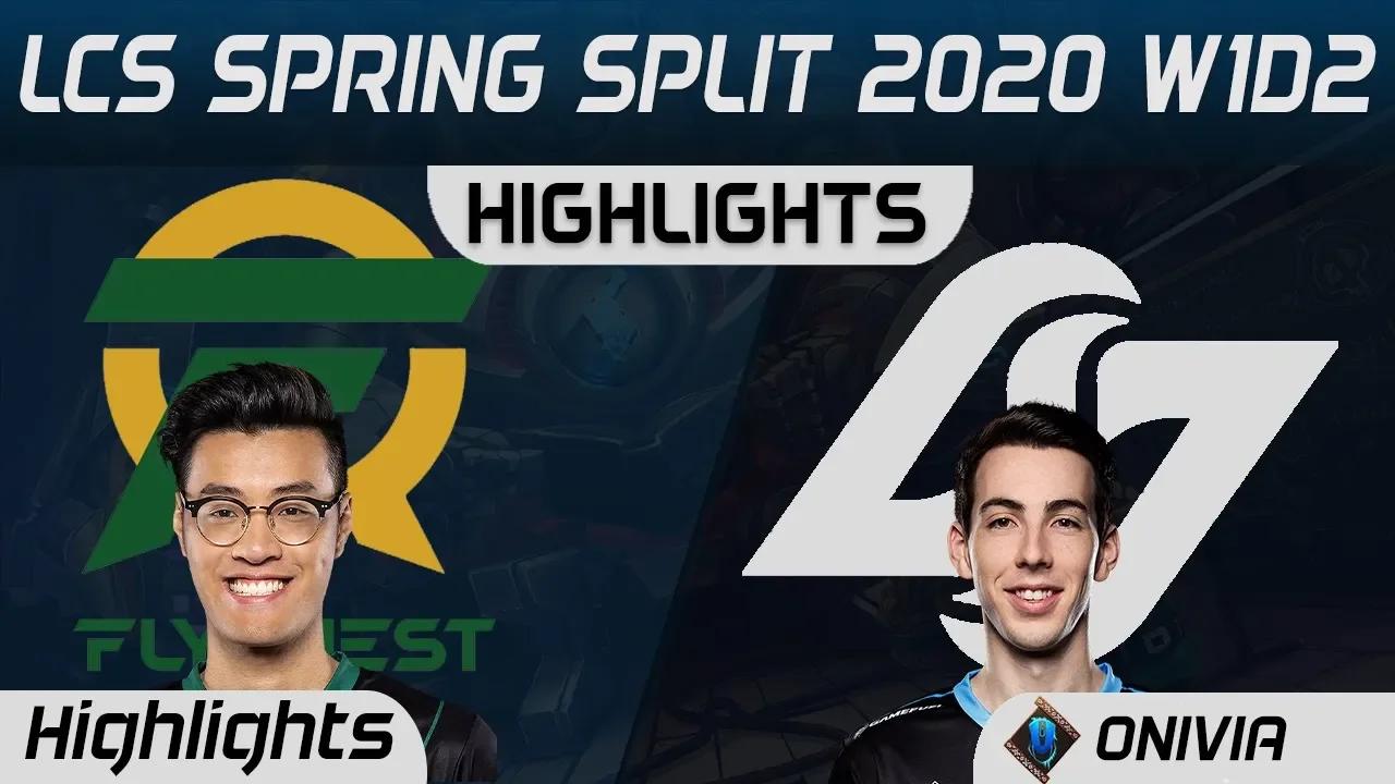 FLY vs CLG Highlights LCS Spring 2020 W1D2 Flyquest vs Counter Logic Gaming LCS Highlights 2020 by O thumbnail