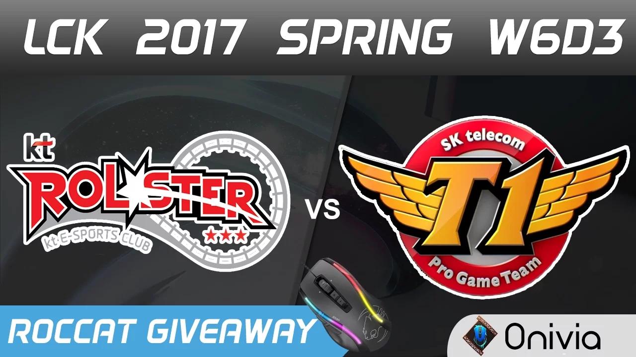 KT vs SKT Highlights Game 2 LCK Spring 2017 W6D3 KT Rolster vs SK Telecom T1 thumbnail