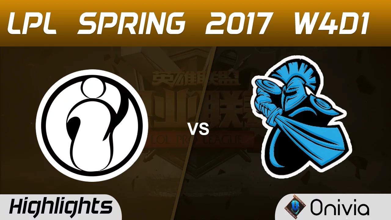 IG vs NB Highlights Game 1 LPL Spring 2017 W4D1 Invictus Gaming vs NewBee thumbnail