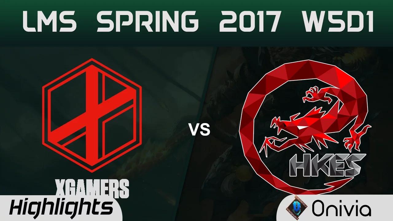 XG vs HKE Highlights Game 1 LMS Spring 2017 W5D1 xGamers vs Hong Kong Esports thumbnail