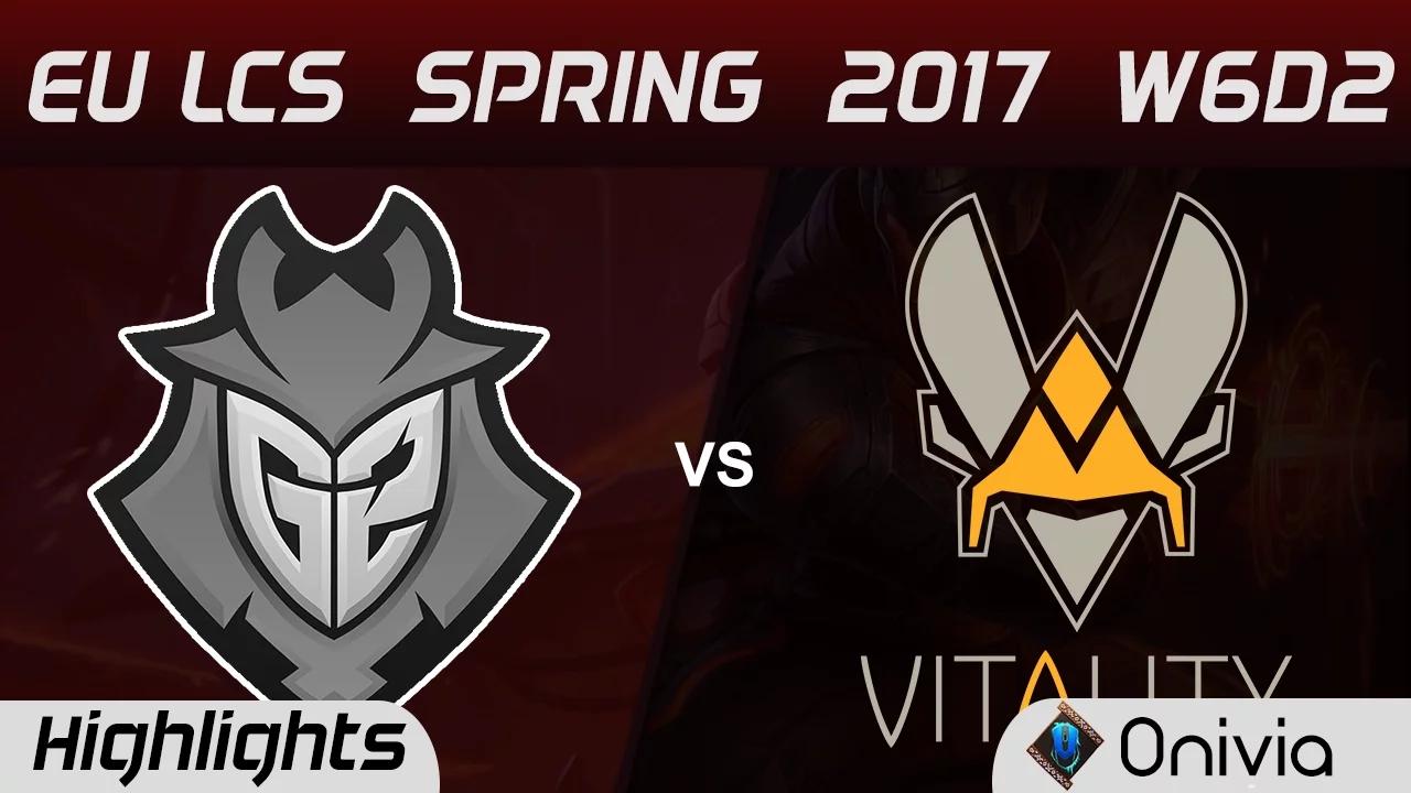 G2 vs VIT Highlights Game 2 EU LCS Spring 2017 W6D2 G2 Esports vs Vitality thumbnail