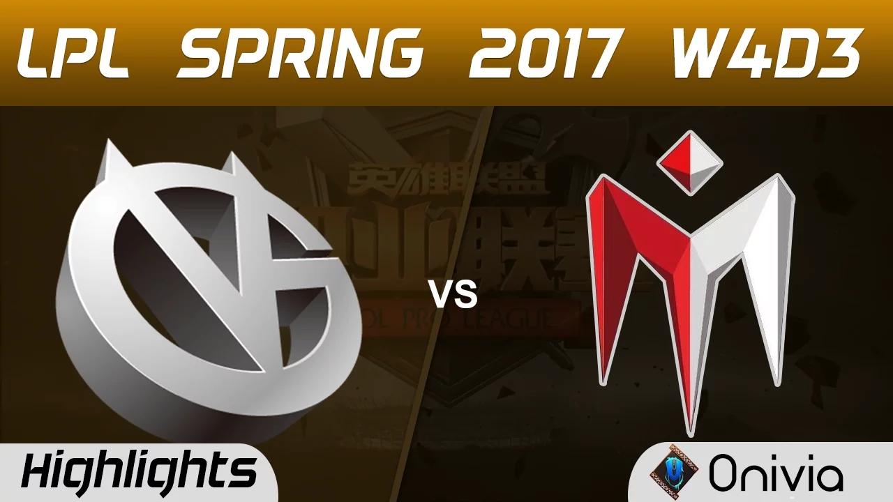 VG vs IM Highlights Game 2 LPL Spring 2017 W4D3  Vici Gaming vs I May thumbnail