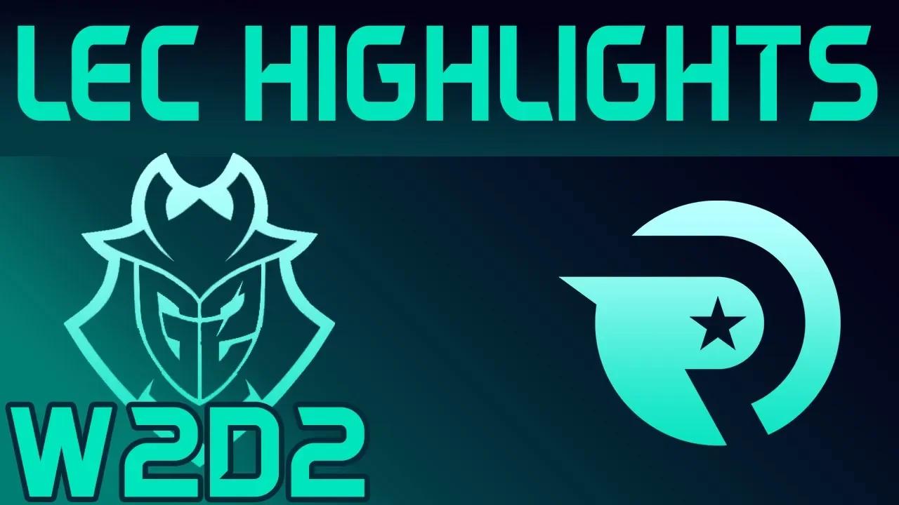 G2 vs OG Highlights LEC Spring 2020 W2D2 G2 Esports vs Origen LEC Highlights 2020 by Onivia thumbnail