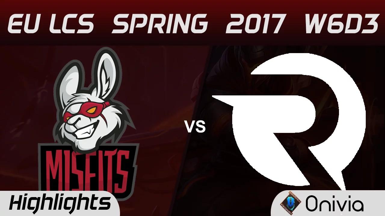 MSF vs OG Highlights Game 1 EU LCS Spring 2017 W6D3 Misfits vs Origen thumbnail