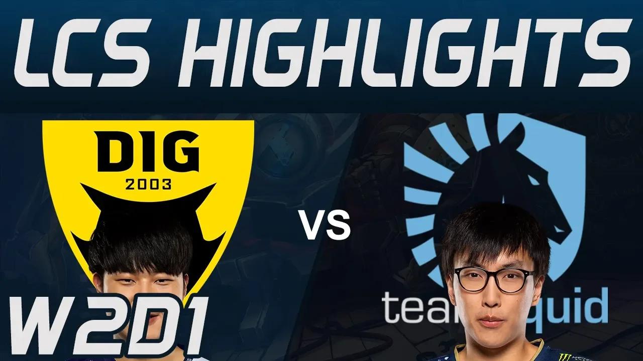 DIG vs TL Highlights LCS Spring 2020 W2D1 Dignitas vs Team Liquid LCS Highlights 2020 by Onivia thumbnail