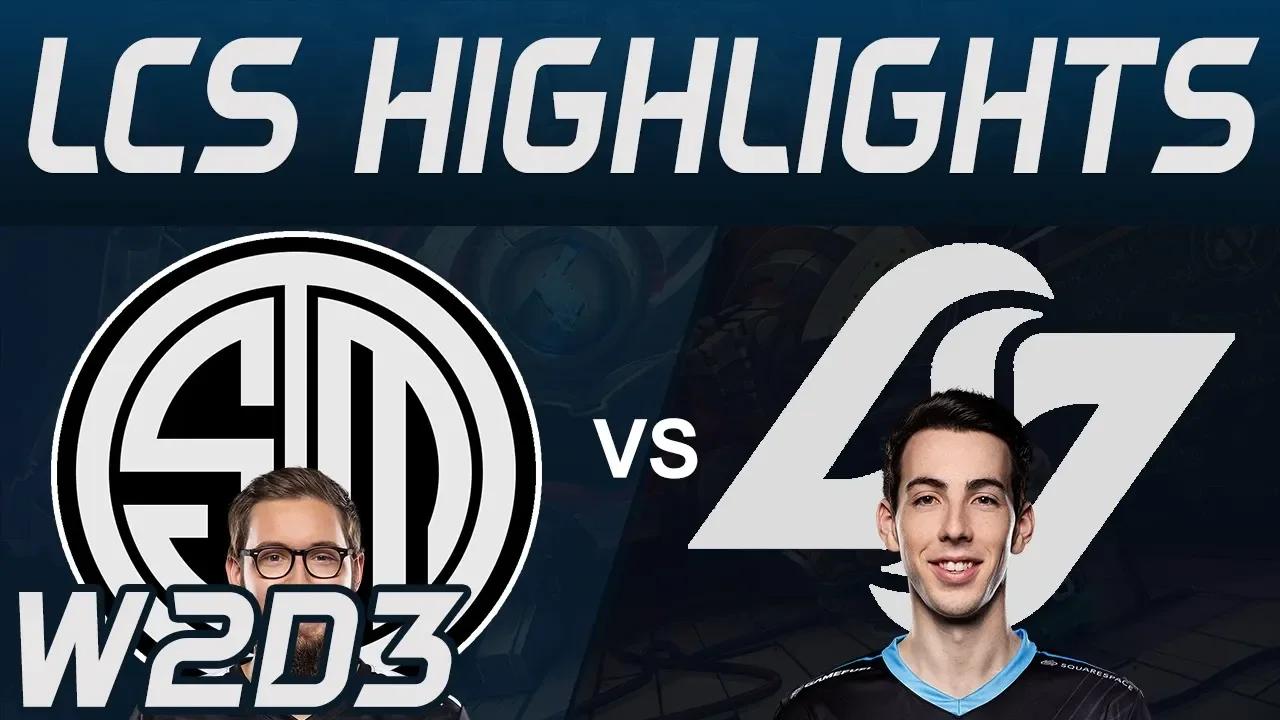 TSM vs CLG Highlights LCS Spring 2020 W2D3 Team Solo Mid vs Counter Logic Gaming LCS Highlights 2020 thumbnail