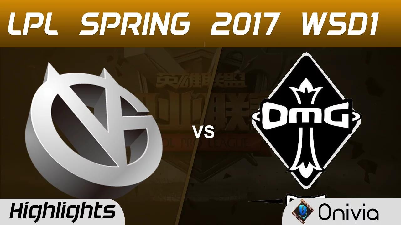 VG vs OMG Highlights Game 1 LPL Spring 2017 W5D1 Vici Gaming vs OMG thumbnail