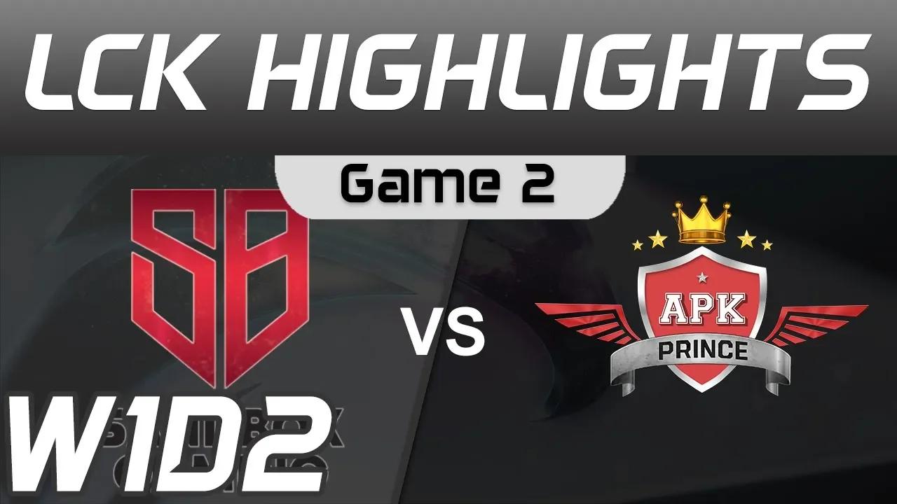 SB vs APK Highlights Game 2 LCK Spring 2020 W1D2 SANDBOX Gaming vs APK Prince LCK Highlights 2020 by thumbnail