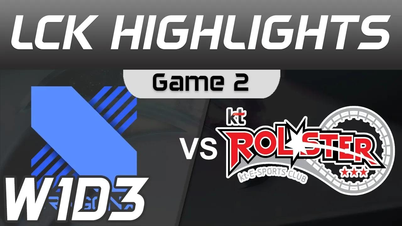 DRX vs KT Highlights Game 2 LCK Spring 2020 W1D3 DragonX vs KT Rolster LCK Highlights 2020 by Onivia thumbnail