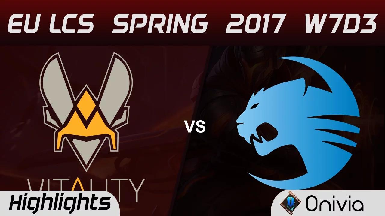 VIT vs ROC Highlights Game 1 EU LCS Spring 2017 W7D3 Vitality vs Roccat thumbnail