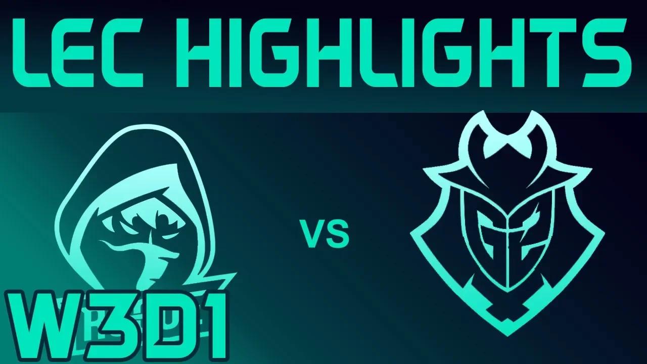 RGE vs G2 Highlights LEC Spring 2020 W3D1 Rogue vs G2 Esports LEC Highlights 2020 by Onivia thumbnail