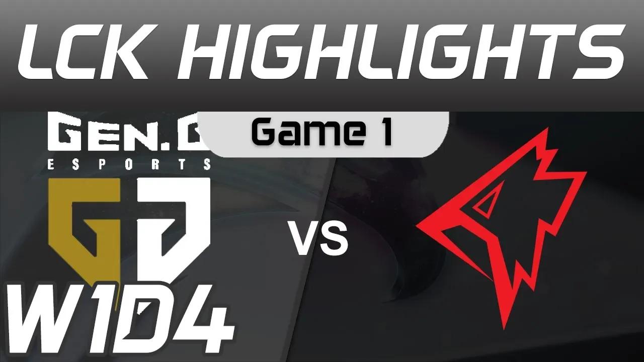 GEN vs GRF Highlights Game 1 LCK Spring 2020 W1D4 Gen G vs Griffin LCK Highlights 2020 by Onivia thumbnail