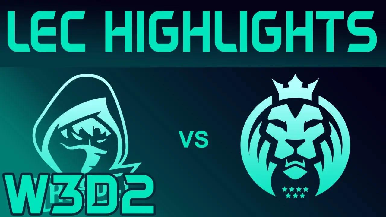 RGE vs MAD Highlights LEC Spring 2020 W3D2 Rogue vs MAD Lions LEC Highlights 2020 by Onivia thumbnail