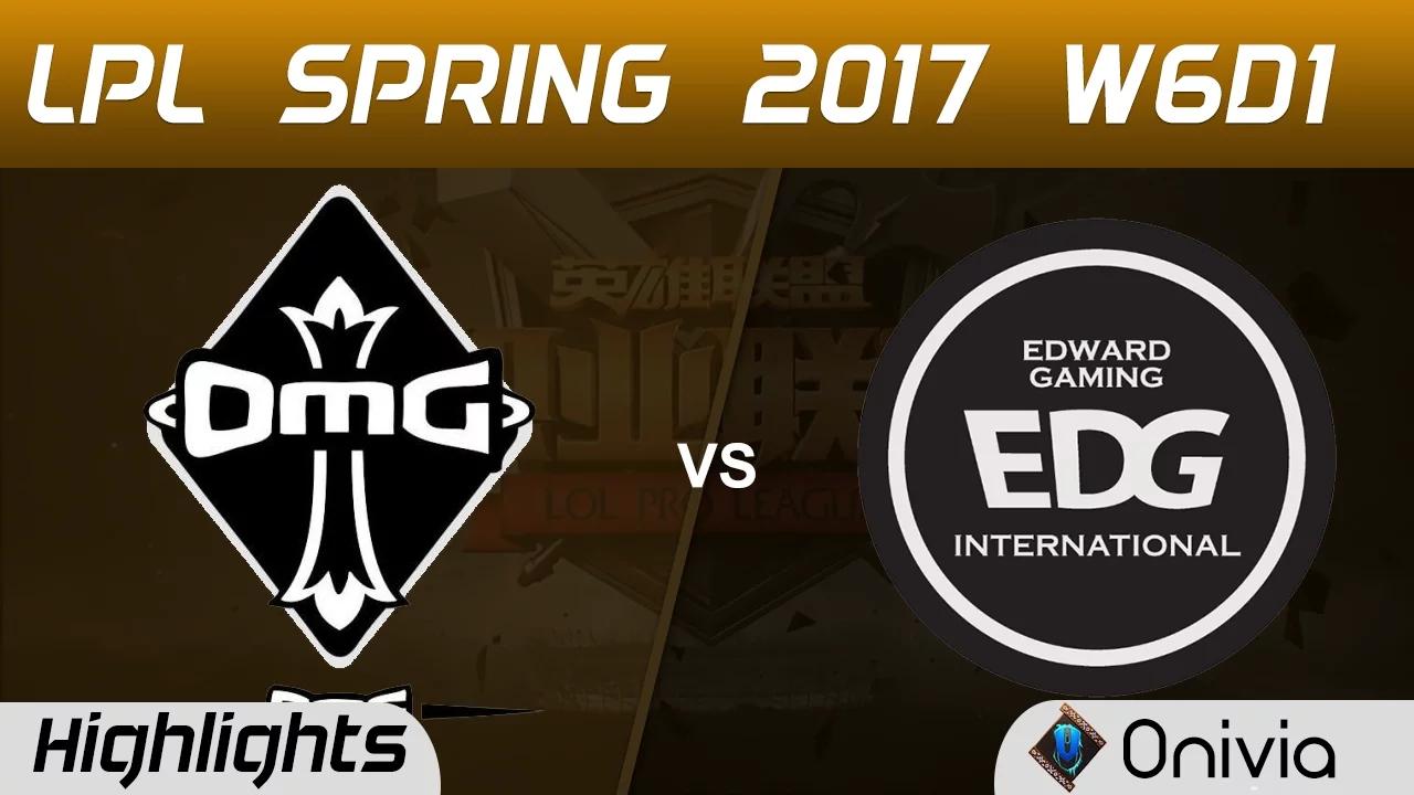 OMG vs EDG Highlights Game 1 LPL Spring 2017 W6D1 OMG vs Edward Gaming thumbnail