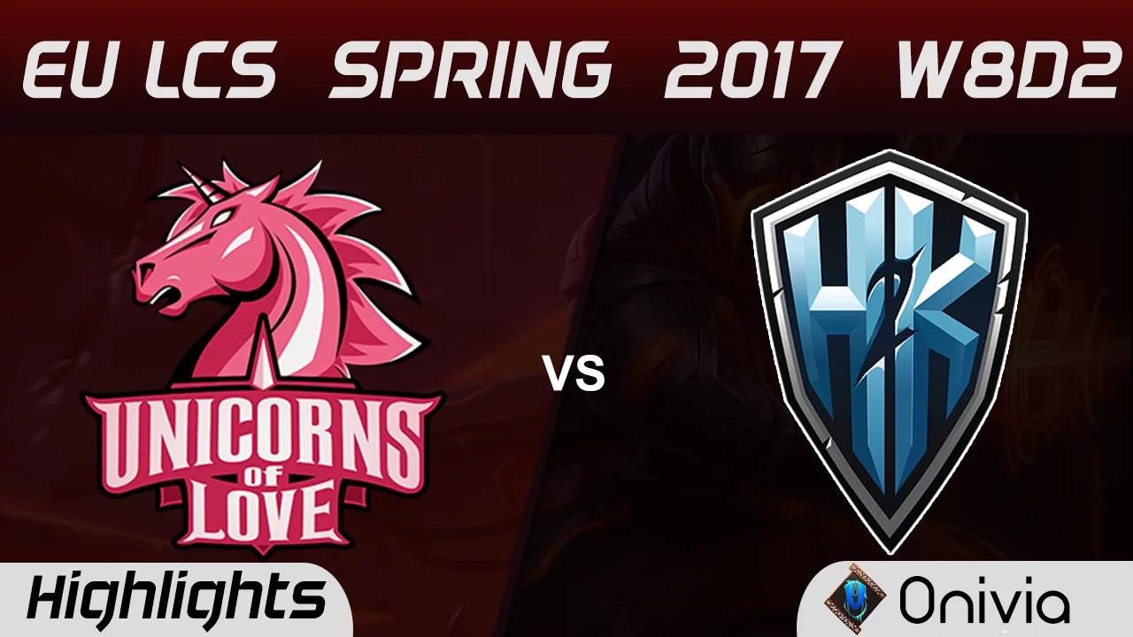 UOL vs H2K Highlights Game 1 EU LCS Spring 2017 W8D2 Unicorns Of Love vs H2K Gaming thumbnail