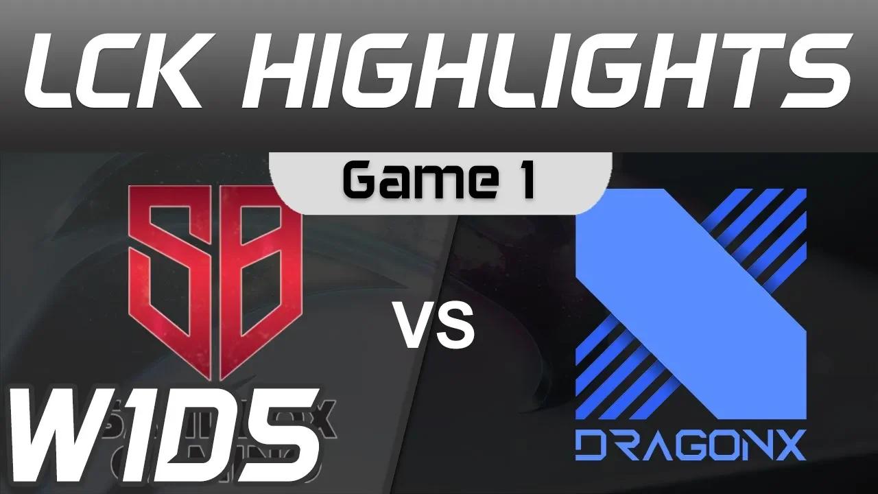 SB vs DRX Highlights Game 1 LCK Spring 2020 W1D5 SANDBOX Gaming vs DragonX LCK Highlights 2020 by On thumbnail