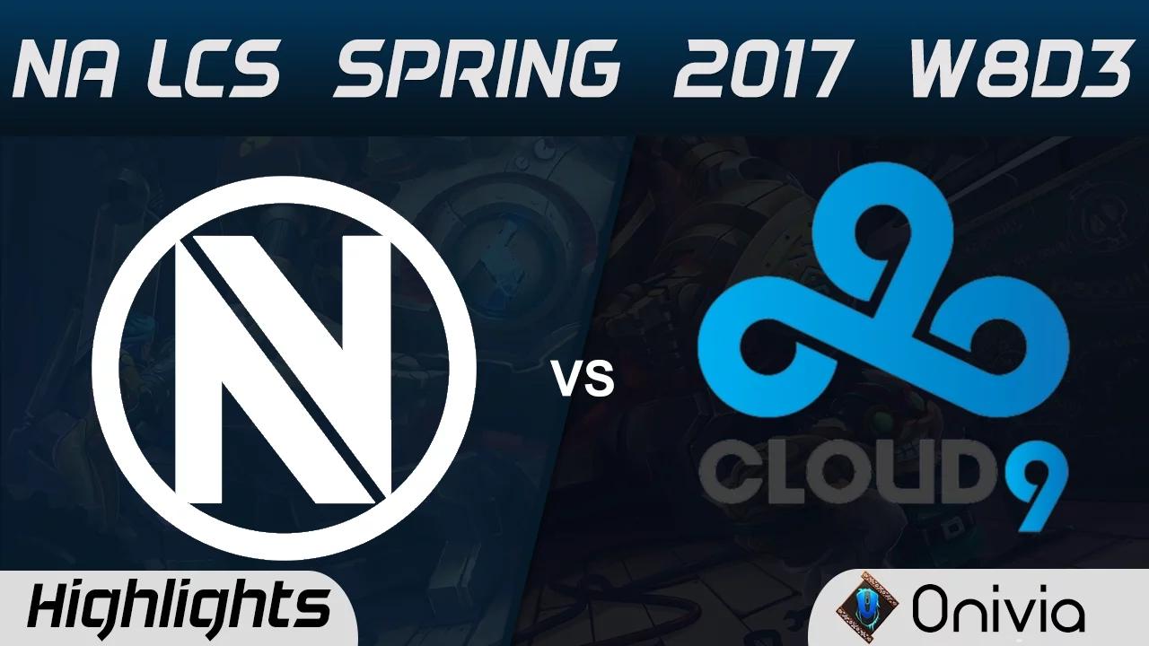 NV vs C9 Highlights Game 1 NA LCS Spring 2017 W8D3 EnvyUs vs Cloud9 thumbnail