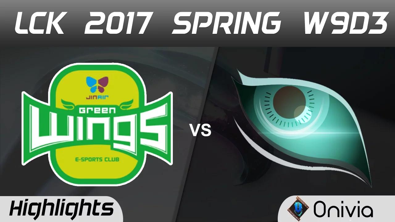 JAG vs KDM Highlights Game 1 LCK Spring 2017 W9D3 Jin Air Green Wings vs Kongdoo Monster thumbnail